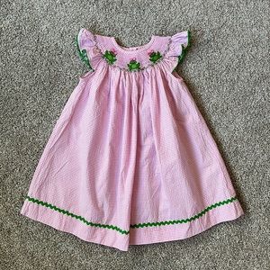 Southern Smocked kids frog dress size 18 months
